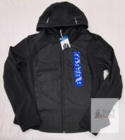 NEW Tuff Athletics Black Women&rsquo;s Large Athletic Zip-Up Hoodie Jacket with Reflective Details