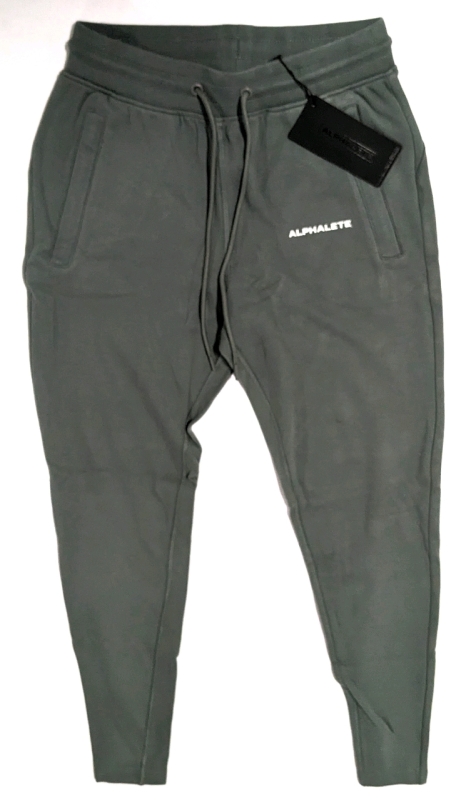 New ALPHALETE Women's Essential Core Jogger: Size Small (Concrete)