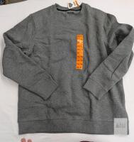 Bench XXL Heather Grey Crew Neck Sweatshirt, Classic Fit, Cotton Blend, New with Tags