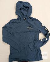 NEW O'Neill Kids Pullover Hoodie, Size S/6, Blue, Logo Sleeve, Long Sleeve, Made in Cambodia