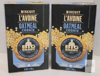 BB 2025 Big Daddy Oatmeal Cookie, 8 x 100g, Large Individually Wrapped, English/French, Lot 248511915