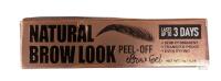 NEW Natural Brow Look Peel-Off Brow Gel 04 Espresso, 0.24 oz/7g, Semi-Permanent, Item No. P0805