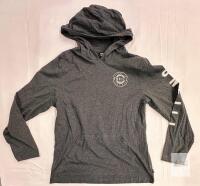 NEW O'Neill Youth XXL (18/20) Hooded Long Sleeve Shirt, Charcoal Heather, Made in Cambodia