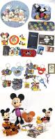 Disney memorabilia lot Disney Lot Mickey Mouse Keychains, 1995 Magnet, Figurines, Disney Parks Animal Kingdom Badge Overall good collectible condition with minor wear; some pieces have original tags.