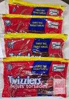 BB 2025 Twizzlers Strawberry Twists Family Bag 680g, Pack of 4, BB 05/2025, UPC 056600808836, Batch 13E04X17