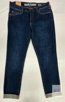 NEW Eddie Bauer Boyfriend Midrise Slim Women&rsquo;s Jeans Size 4 Dark Wash Made in Vietnam