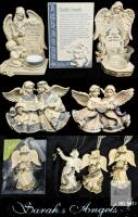 Sarah&rsquo;s Angels Figurines & Ornaments Lot &ndash; Friendship, Monthly, Tealight Holders, Mindspring Studio
