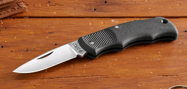 New Cutco Folding Pocket Knife - Black - Straight Edge