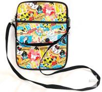 Disney D-Tech Crossbody Tablet Bag, Parks Characters Print, 10.5", Zipper, Adjustable Strap