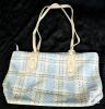 Floral and Plaid Tapestry Tote Handbags with Faux Leather Handles, Zipper Closures, Mixed Patterns - 4