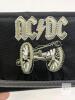 AC/DC Tri-Fold Chain Wallet w/Embroidered Logo + MCM Leather Bi-Fold Wallet, ID Window, Zipper Pocket - 4