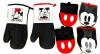 Disney Mickey Mouse & Minnie Mouse Oven Mitts & Pot Holders Set, Assorted Designs, - 2