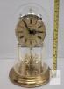 Bulova Anniversary Clock, Quartz, Glass Dome, Gold-Tone, Made in Germany, 11.5" Tall - 4