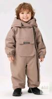 New sz 110cm Ski Suit Snow Suit for Kids Boys Girls One Piece Snowsuit Waterproof Windproof Winter Thermal Toddler Hooded Ski Suit