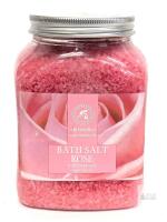 NEW Aromatika Rose Bath Salt 1300g with Rosewood Essential Oil, PET Jar, Batch A401210