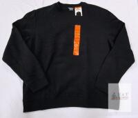 NEW Bench Men's XXL Crew Neck Sweatshirt, Black, Pullover, Cambodia Made, Cotton Blend