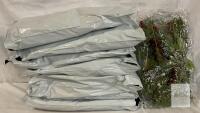 MANY Faux Christmas Picks, Red/White Berries, Evergreen Stems, 14" Length, Model BXY-018-5-CA