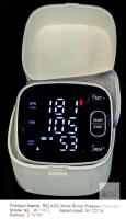 RELADO W1101L Wrist Blood Pressure Monitor, Digital LED Display, 3.7V Battery, Case Included