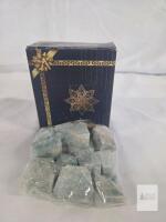 Raw Amazonite Crystal Chunks, 0.5 lbs, Natural Blue-Green Stones, Barcode X003QJ9ATF, Gift Box