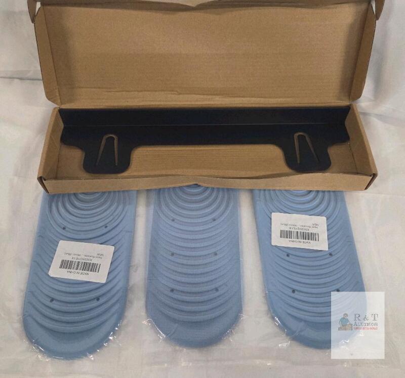 Stainless Steel Stove Gap Cover & 3 Heat Resistant Silicone Wavers Blue, X0035GYE1X, New in Box