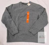 NEW Bench Men&rsquo;s Crewneck Sweatshirt, XXL, Heather Grey, Cotton Blend, New with Tags