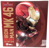 NEW Beast Kingdom Egg Attack EA-024 Iron Man MK46 Statue w/10 LED Lights Marvel Civil War Sealed