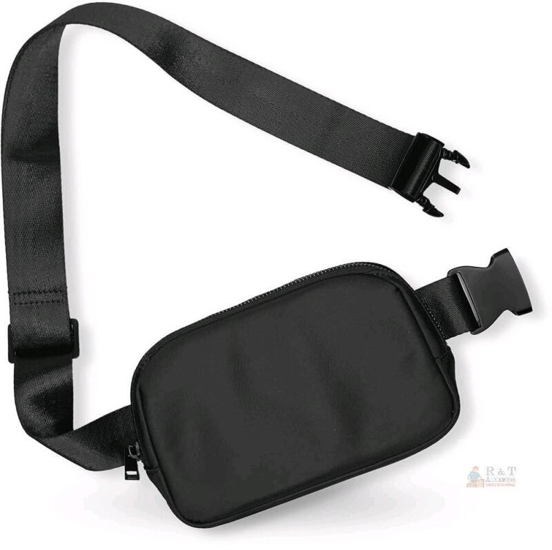 NEW Citrusy Boutique Black Sling Bag &ndash; Crossbody/Fanny Pack, Zipper Closure, Mesh Pocket, 8.5&rdquo; x 5&rdquo;