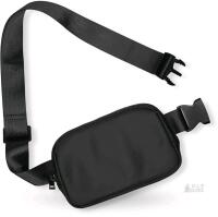 NEW Citrusy Boutique Black Sling Bag &ndash; Crossbody/Fanny Pack, Zipper Closure, Mesh Pocket, 8.5&rdquo; x 5&rdquo;