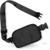 NEW Citrusy Boutique Black Sling Bag &ndash; Crossbody/Fanny Pack, Zipper Closure, Mesh Pocket, 8.5&rdquo; x 5&rdquo;