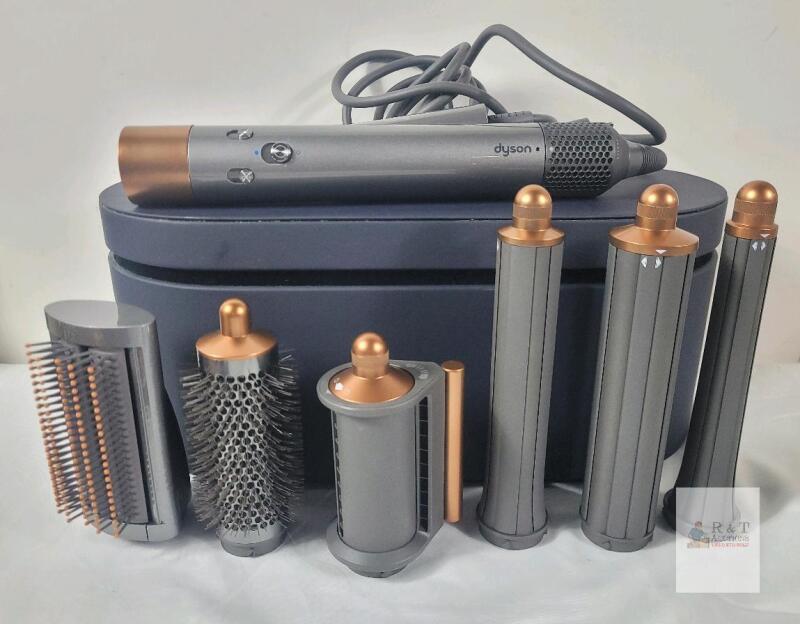 As New Dyson 7pc. Airwrap Multi-Styler and Dryer - Curly+Coily , Model # HS05 .