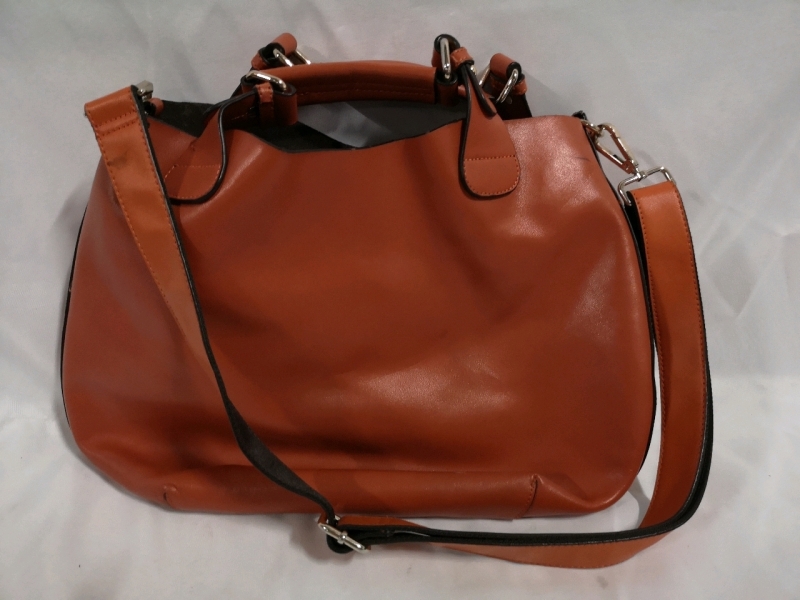 Leather Danier Purse - Orange