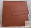 Office Supplies Set: Brown Organizer Binder/ Photo album, Blueline Sales Book 50 Duplicates, Zebra Sarasa Pens - 2