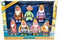 SEALED Mattel 1992 Disney Snow White Seven Dwarfs Gift Set, 7 Color-Change Figures, 6" Tall, #7735