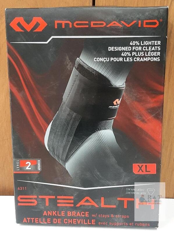 NEW McDavid Stealth 4311 XL Ankle Brace, Level 2, 40% Lighter, Fits Men&rsquo;s 11-13/Women&rsquo;s 12-14