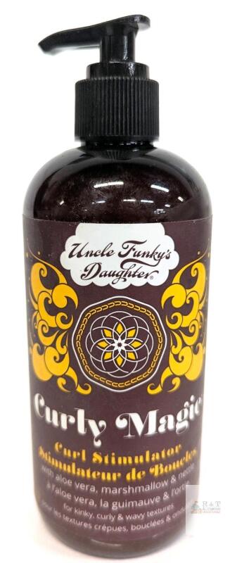 NEW Uncle Funky&rsquo;s Daughter Curly Magic Curl Stimulator 18oz Pump Bottle, For Curly & Wavy Hair