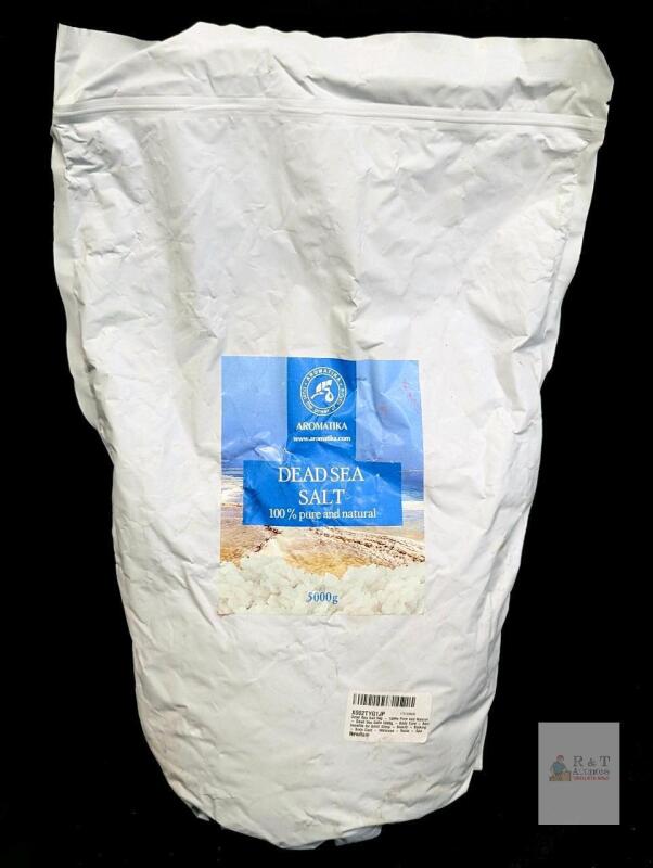 NEW Aromatika Dead Sea Salt 5kg Bag, 100% Pure, Bath & Spa, Body Care, X002TYG1JP