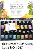 Mary Tylor Naturals Top 16 Therapeutic Grade Essential Oil Gift Set, 10ml Each, Lot #NO-1047