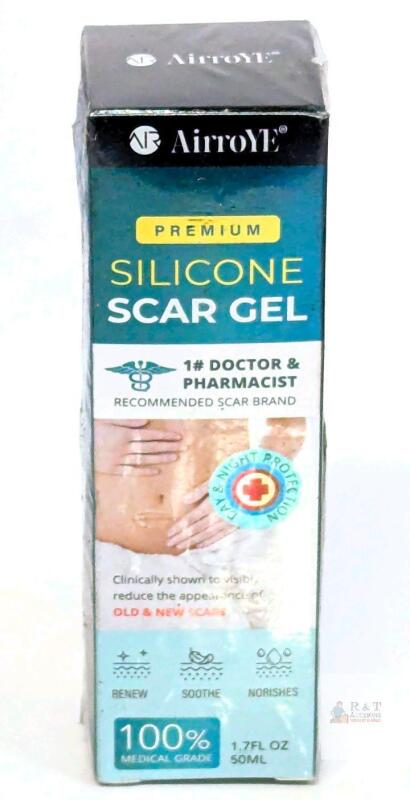 NEW Premium Silicone Scar Gel 1.7 fl oz (50ml) Medical Grade, Sealed, Exp 2027