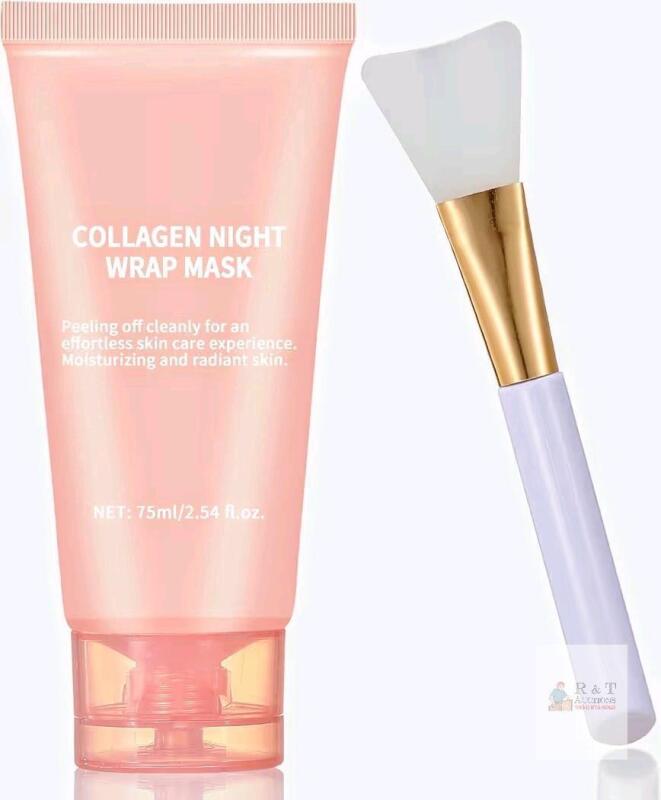 NEW Collagen Night Wrapping Mask 2.54 fl.oz With Applicator | Batch 12B250107 | Exp 2028