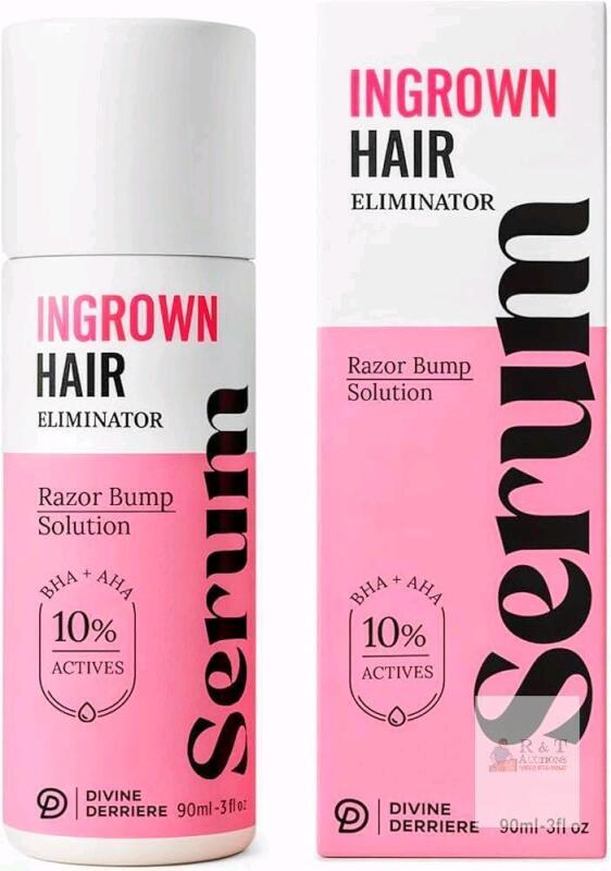 NEW Divine Derriere Ingrown Hair Eliminator Serum 3 fl oz BHA+AHA 10% Razor Bump Solution