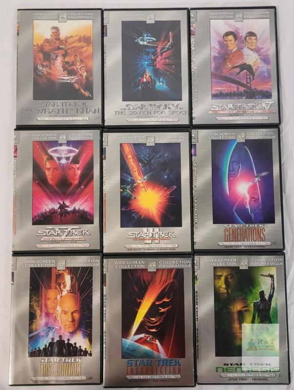 Star Trek Movie DVD Set Widescreen Special Collector&rsquo;s Edition,