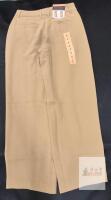 NEW Banana Republic Women's Beige Wide Leg Dress Pants Size 2, 31" Inseam, New with Tags
