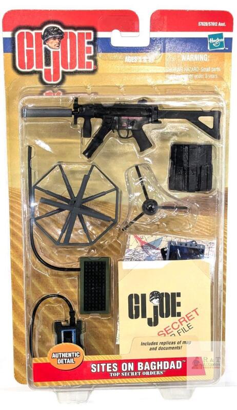 VINTAGE SEALED Hasbro G.I. Joe Top Secret Orders Sites on Baghdad Accessory Pack 2000, 12" Figure, Factory Sealed