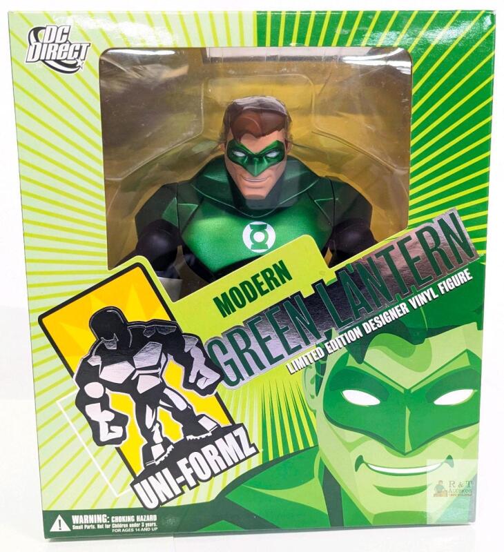 NEW SEALED DC Direct UNI-FORMZ Modern Green Lantern Vinyl Figure 8" Limited Edition 2010 Boxed