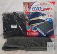 ALL NEW SpaceSaver Vacuum Storage Bags 5-Pack, Car Trunk Organizer, Waterproof Cargo Liner Mat Black