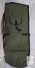 NEW Green Soft Rifle Case ~35.5" Heavy-Duty Nylon, Zipper & Buckle Closures, Shoulder Strap, 2 Compartments