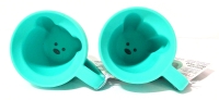 2 New Melii Silicone Bear Mug (each holds 200ml)