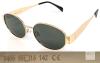 New Trendy Retro Oval Sunglasses for Women Men Small Metal Frame Sun Glasses UV400 CIF3455 X0042HWVPZ - 2