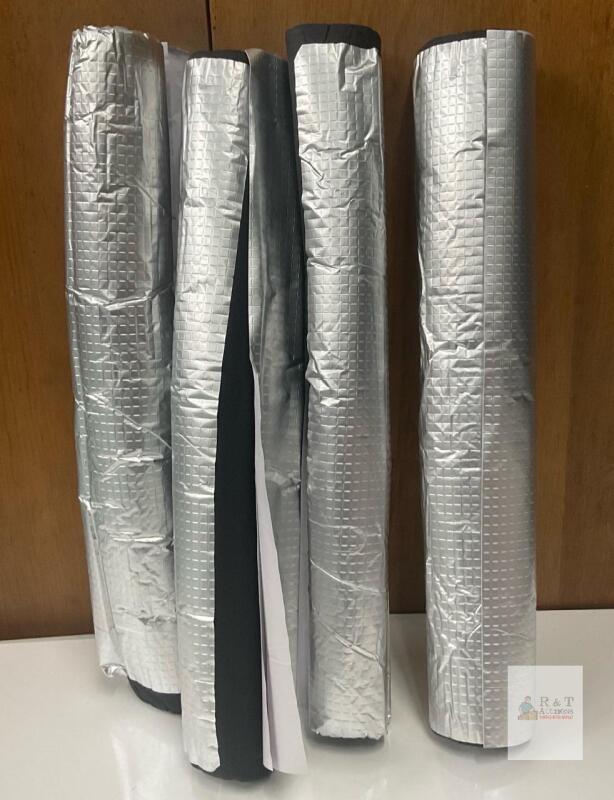 Foam Pipe Insulation Tubes with Foil Backing,