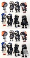 NEW Cartoon Skeleton Hoodie Hanging Air Freshener Set, 8 Designs, 4"x2", Car/Home, Unique Art
